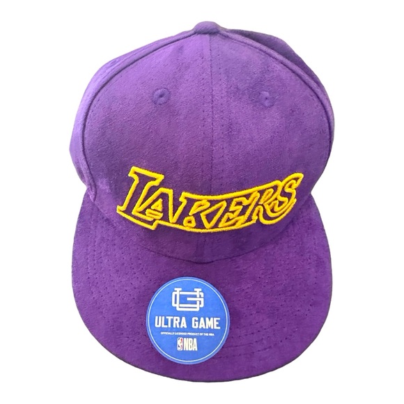 NWT NBA Los Angeles Lakers Velvet Men’s Hat - Picture 2 of 5